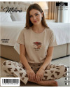 90784 COMPAKT PENYE KISA KOL PİJAMA TAKIM