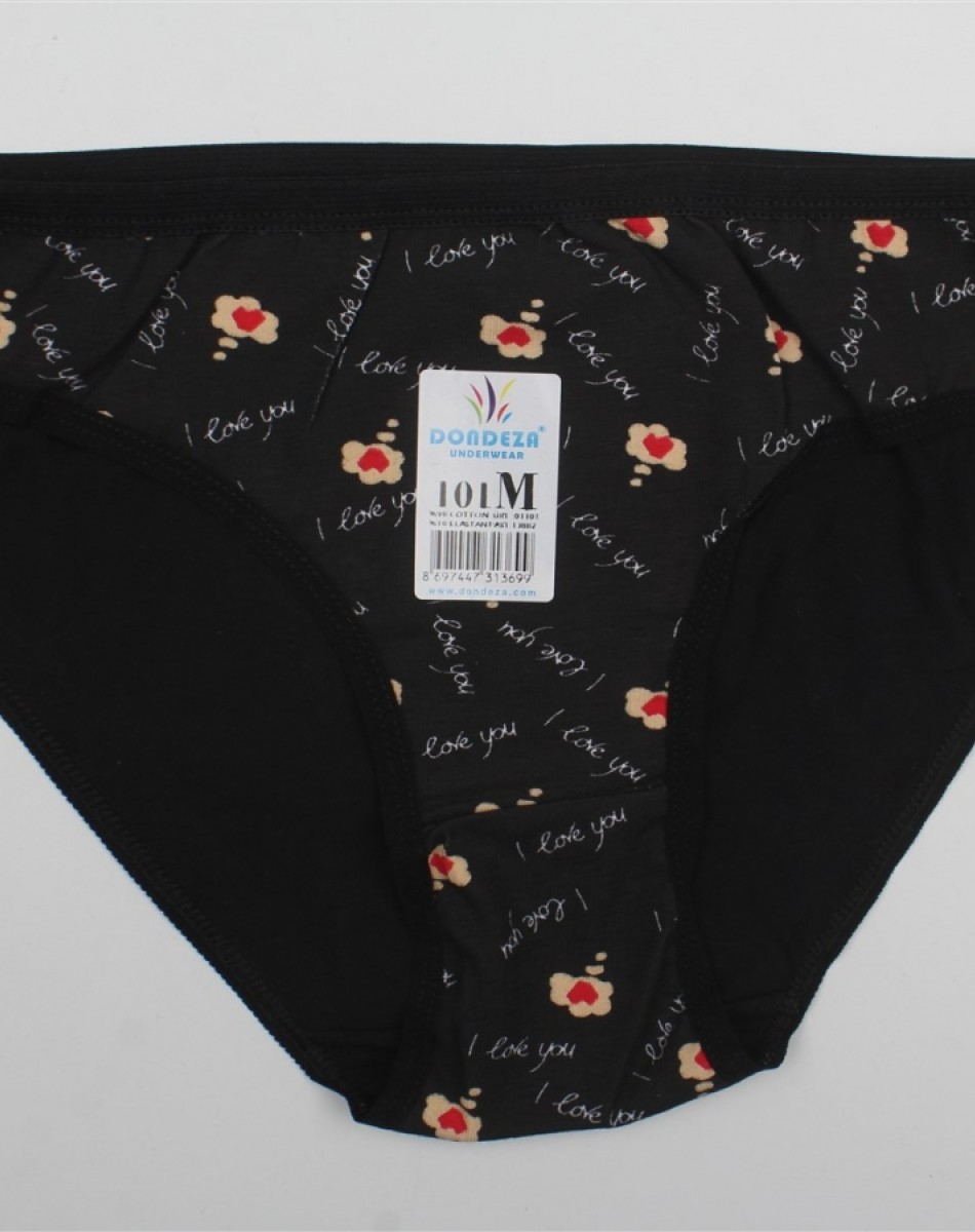 101 DESENLİ M BEDEN KADIN KÜLOT