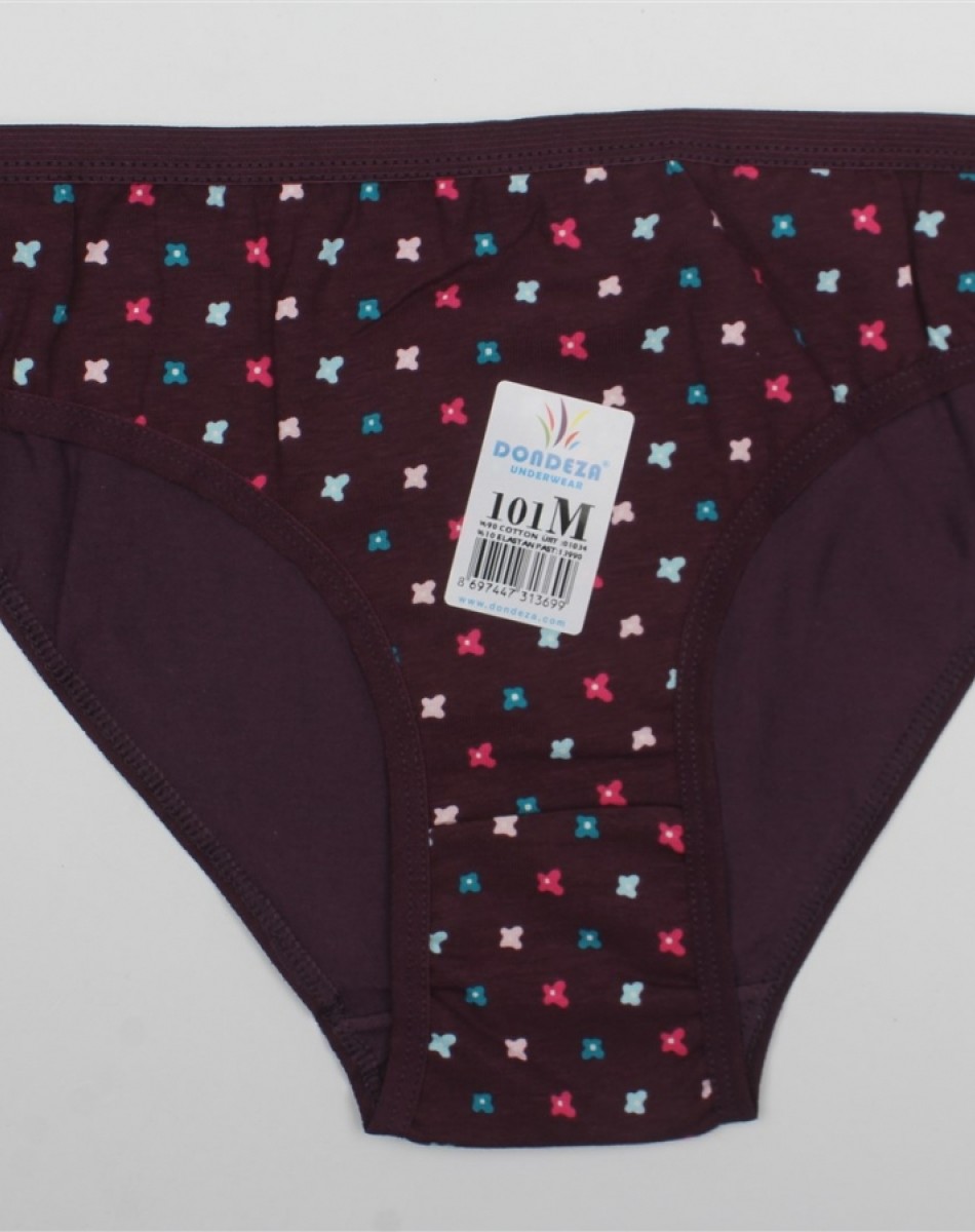 101 DESENLİ M BEDEN KADIN KÜLOT