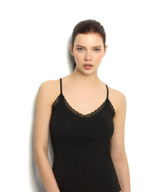 508 BAYAN DANTELLİ İP ASKILI ATLET