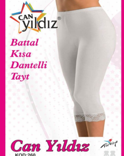 260 BATTAL KISA DANTELİ TAYT