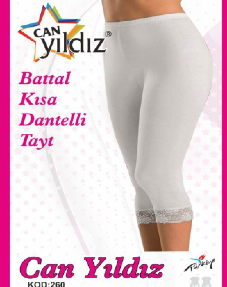 260 BATTAL KISA DANTELİ TAYT