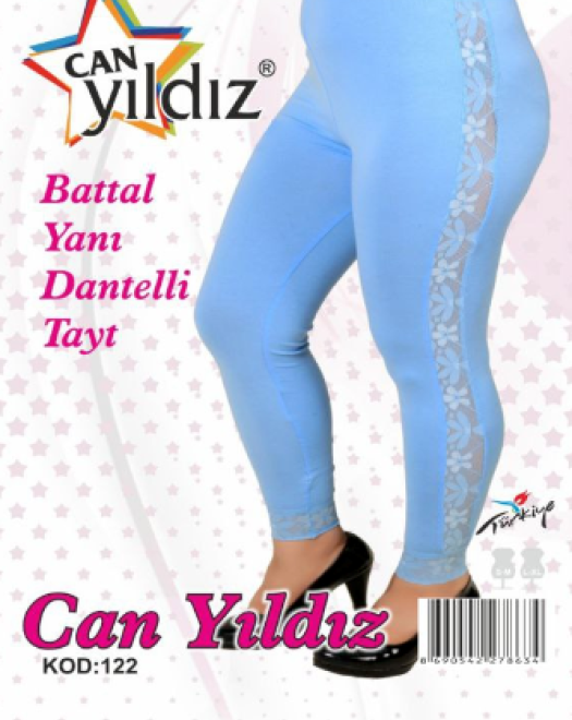 122 BATTAL YANI DANTELİ TAYT