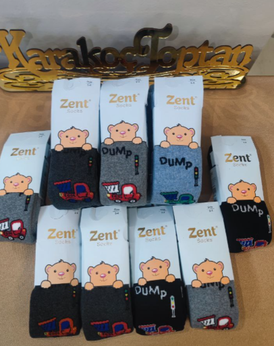 HAVLU ERKEK ÇOCUK DESENLİ KÜLOTLU ÇORAP