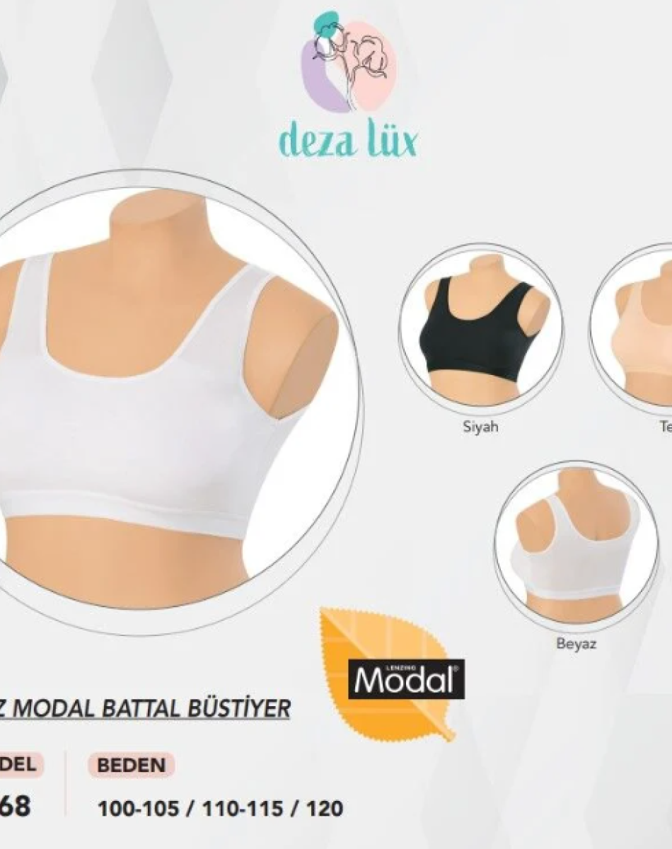 5068 BAYAN KALIN ASKILI MODAL PEDLİ BÜSTİYER