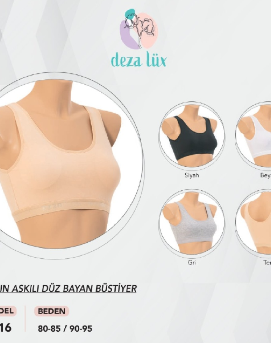 5016 BAYAN KALIN ASKILI PEDLİ BÜSTİYER