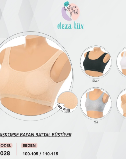 5028 BAYAN KALIN ASKILI FİTİLLİ PEDLİ BÜSTİYER