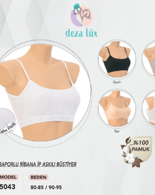 5043 RAPORLU İP ASKILI BÜSTİYER