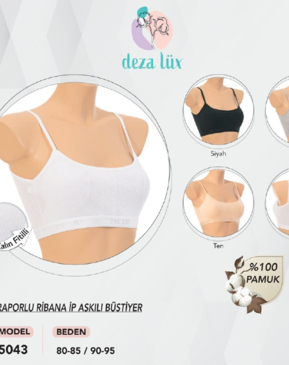 5043 RAPORLU İP ASKILI BÜSTİYER
