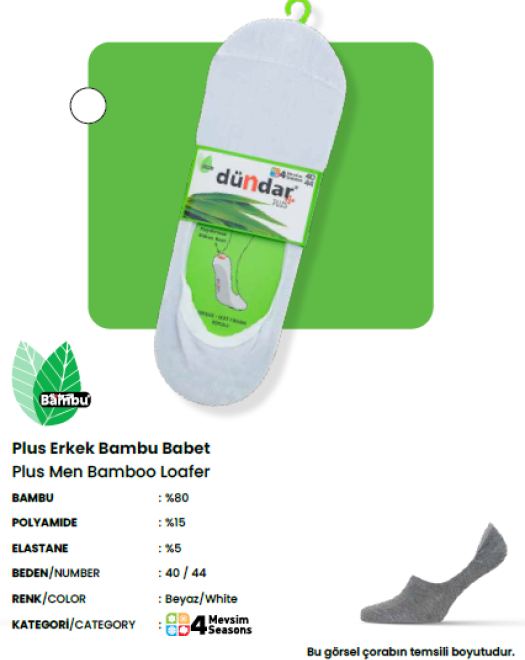 5541 BAMBU DİKİŞSİZ SOFT YIKAMALI PARFÜMLÜ 4 MEVSİM ERKEK BABET