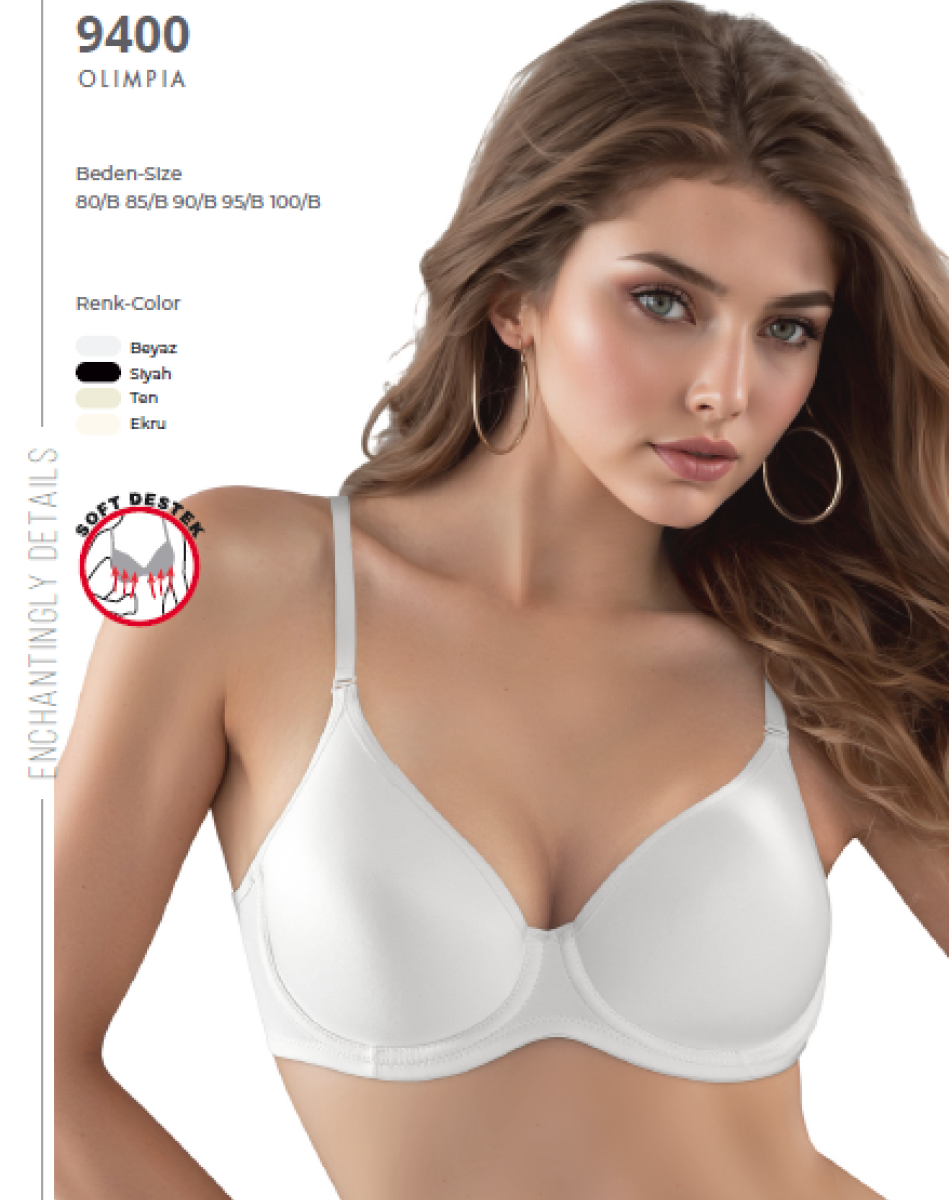 9400 MİCRO KAPLI SİLİKONLU SÜTYEN