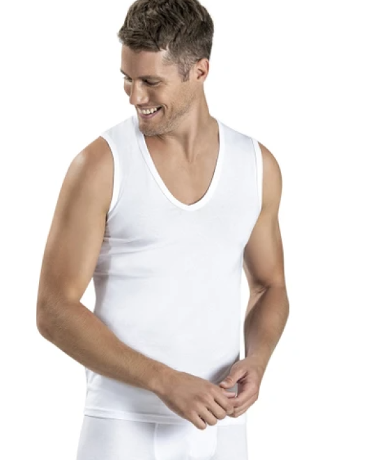 117 ERKEK LYCRALI KOLSUZ V YAKA ATLET