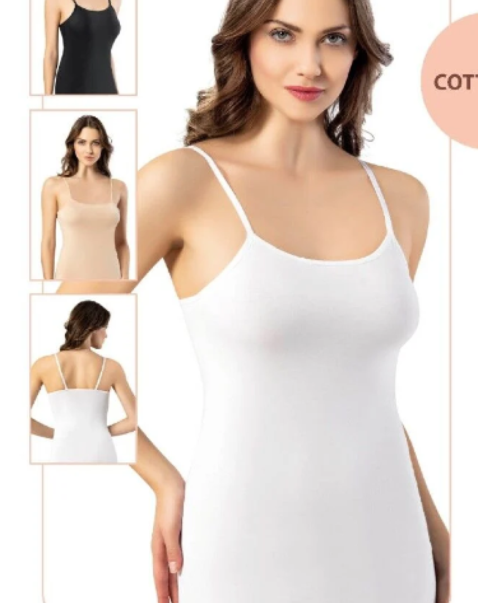 6018 V  YAKA İP ASKILI KADIN ATLET