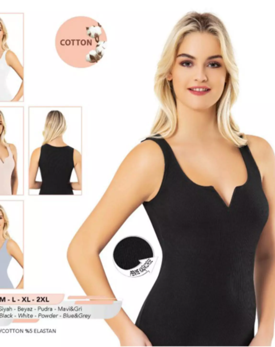 6474 GENİŞ ASKILI MODELLİ ATLET