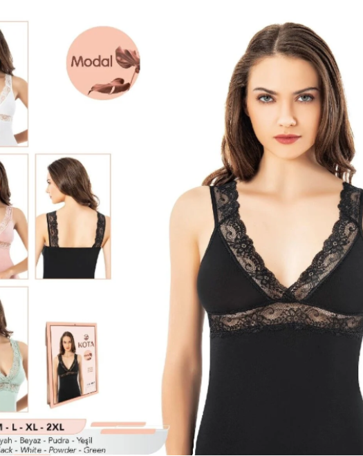 6607 DANTEL DETAYLI MODAL BAYAN ATLET