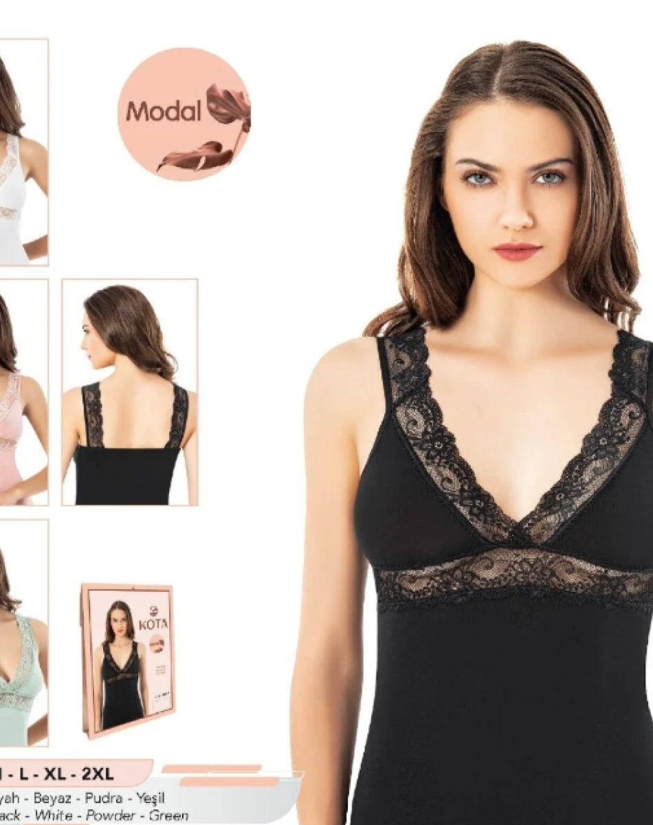 6607 DANTEL DETAYLI MODAL BAYAN ATLET