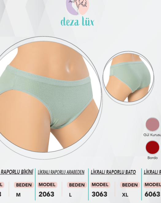 3063 XL ROPORLU YUMUŞACIK KUMAŞ KADIN KÜLOT