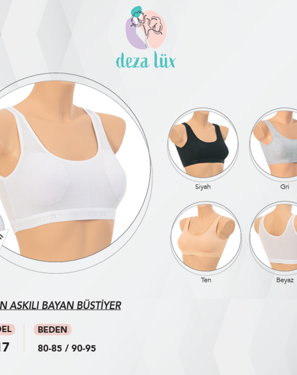 5017 KALIN ASKILI FİTİLLİ PEDLİ BAYAN BÜSTİYER