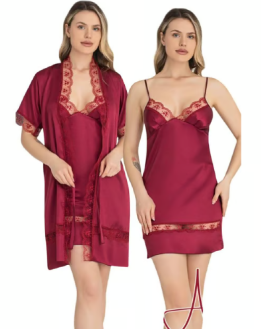 1073 6'LI SATEN GELİN SETİ