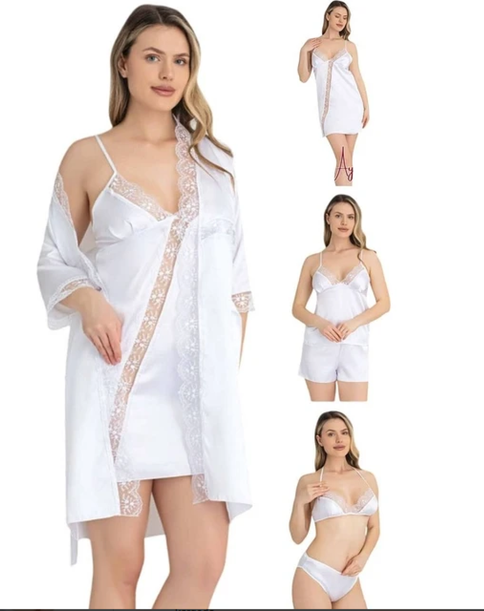 1073 6'LI SATEN GELİN SETİ