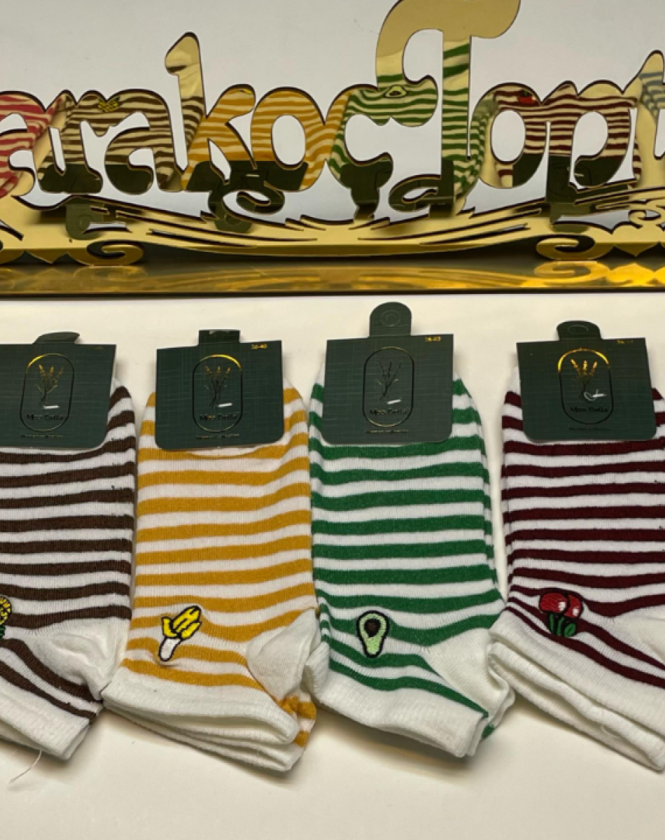 PARFÜMLÜ EMOJİLİ BAYAN PATİK