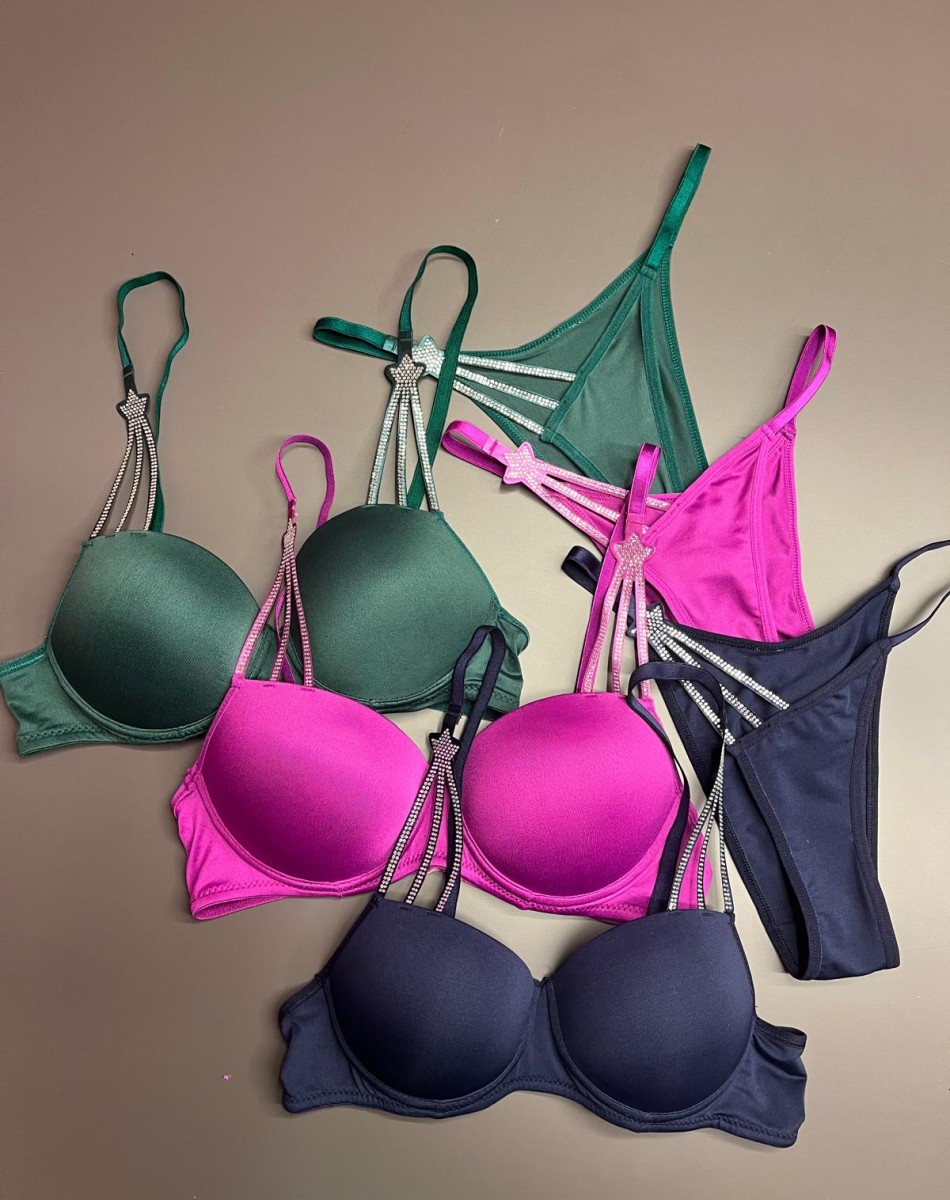 YILDIZ TAŞLI MİKRO SÜTYEN TAKIM