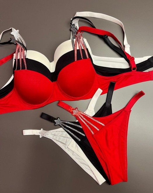 YILDIZ TAŞLI MİKRO SÜTYEN TAKIM YILDIZ TAŞLI MİKRO SÜTYEN TAKIM