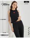 70105 KAŞKORSE SIFIRKOL KADIN PİJAMA TAKIM