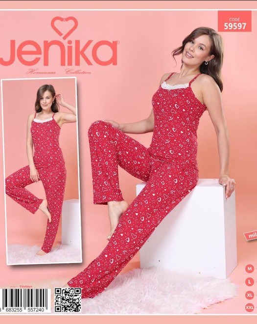 MİLAN İP ASKI ATLET PİJAMA TAKIM