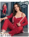 PEGASUS 3 LÜ KADIN PİJAMA TAKIM