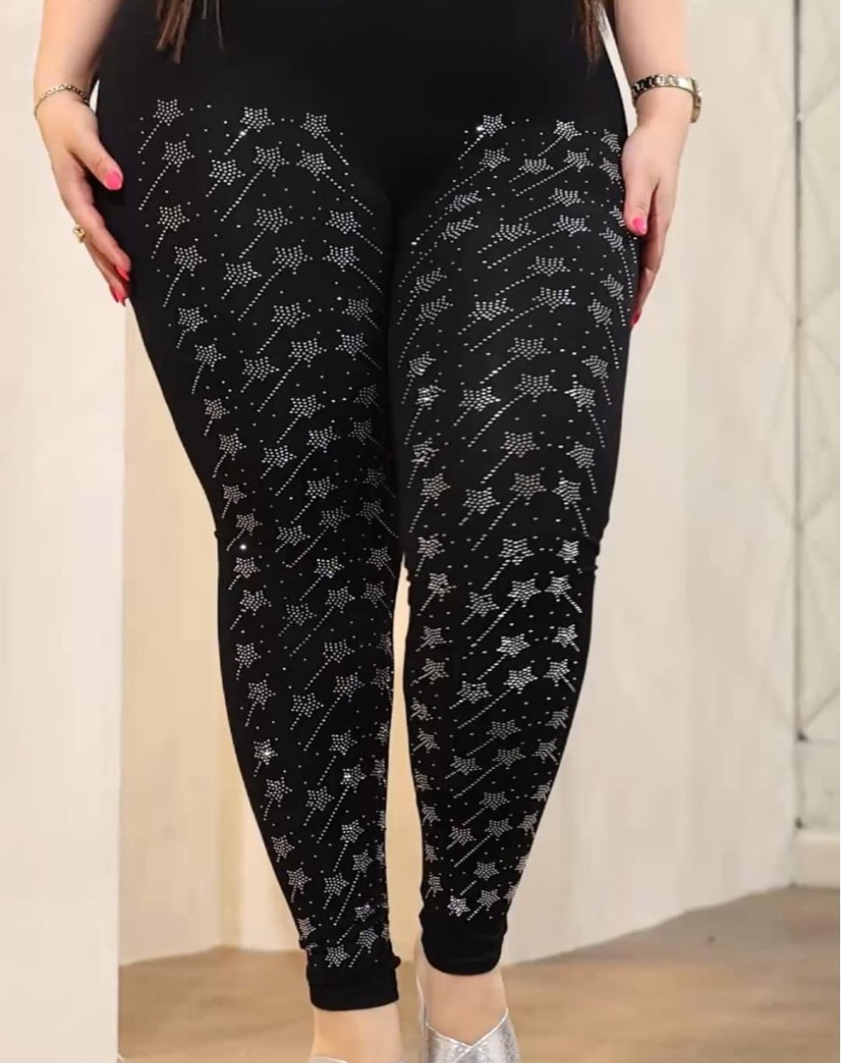 KIŞLIK TAŞLI KADIN TAYT