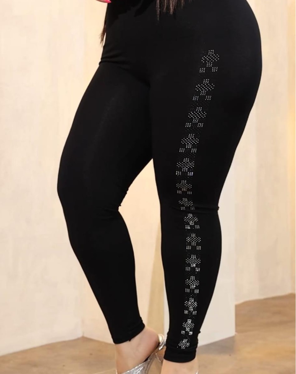 KIŞLIK TAŞLI KADIN TAYT