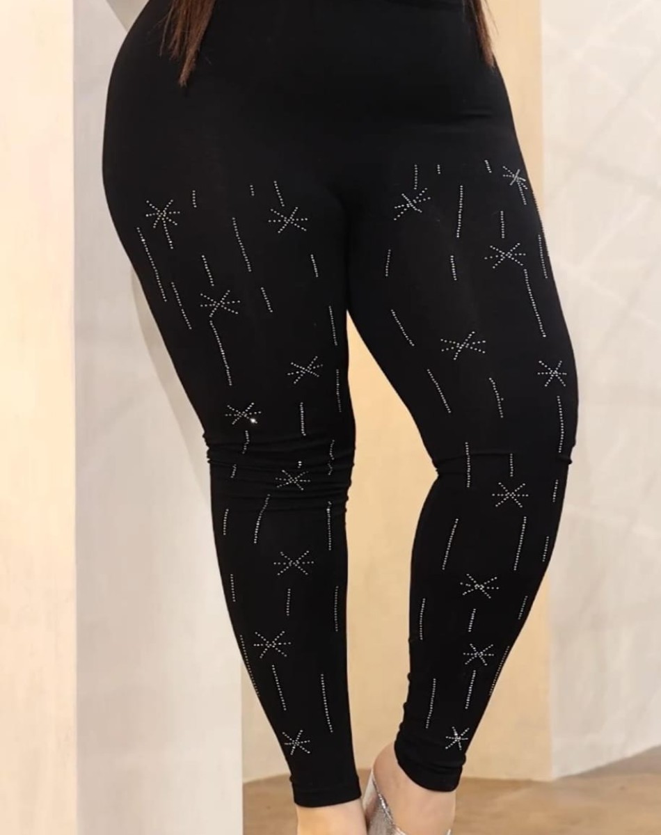 KIŞLIK TAŞLI KADIN TAYT