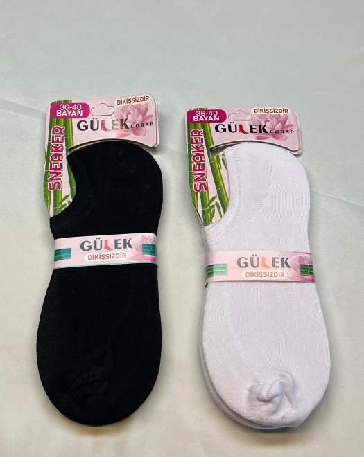 DİKİŞSİZ BAMBU KADIN SNEAKERS ÇORAP