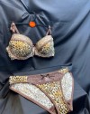 140 LEOPAR KURDELELİ SÜTYEN TAKIM