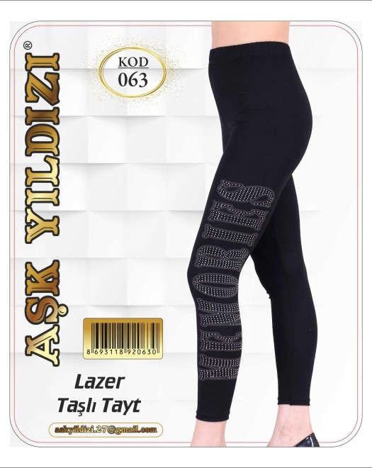 063 LAZER  TAŞLI  TAYT