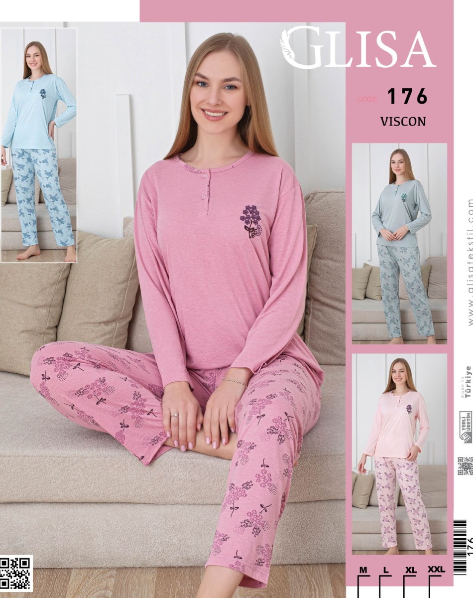 VİSKON BYN ANNE PİJAMA TAKIMI