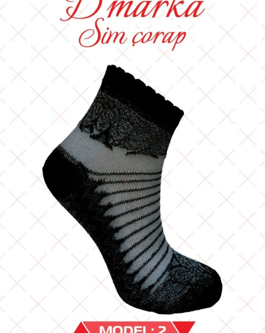 MİSİNE KADIN SİMLİ DESENLİ PATİK