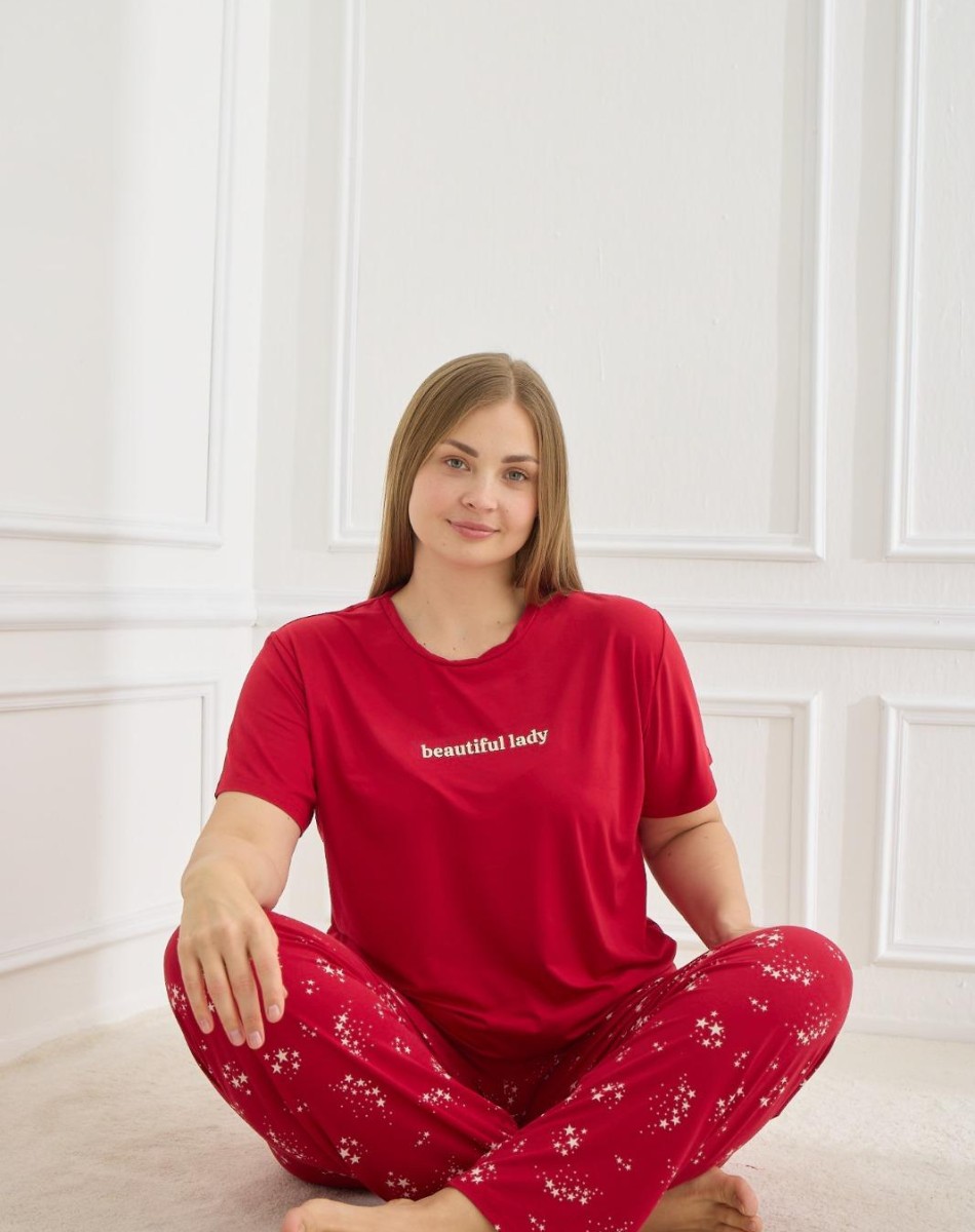 50502 MİLAN BATTAL KISAKOL KADIN PİJAMA TAKIM