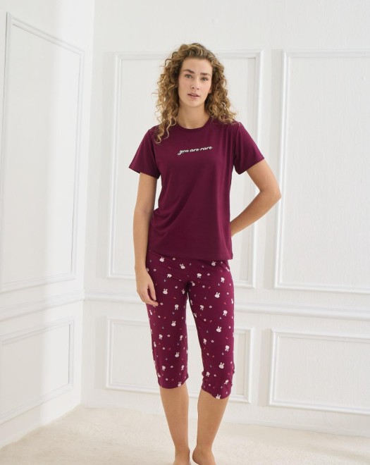 50108 MİLAN KAPRİ PİJAMA TAKIM