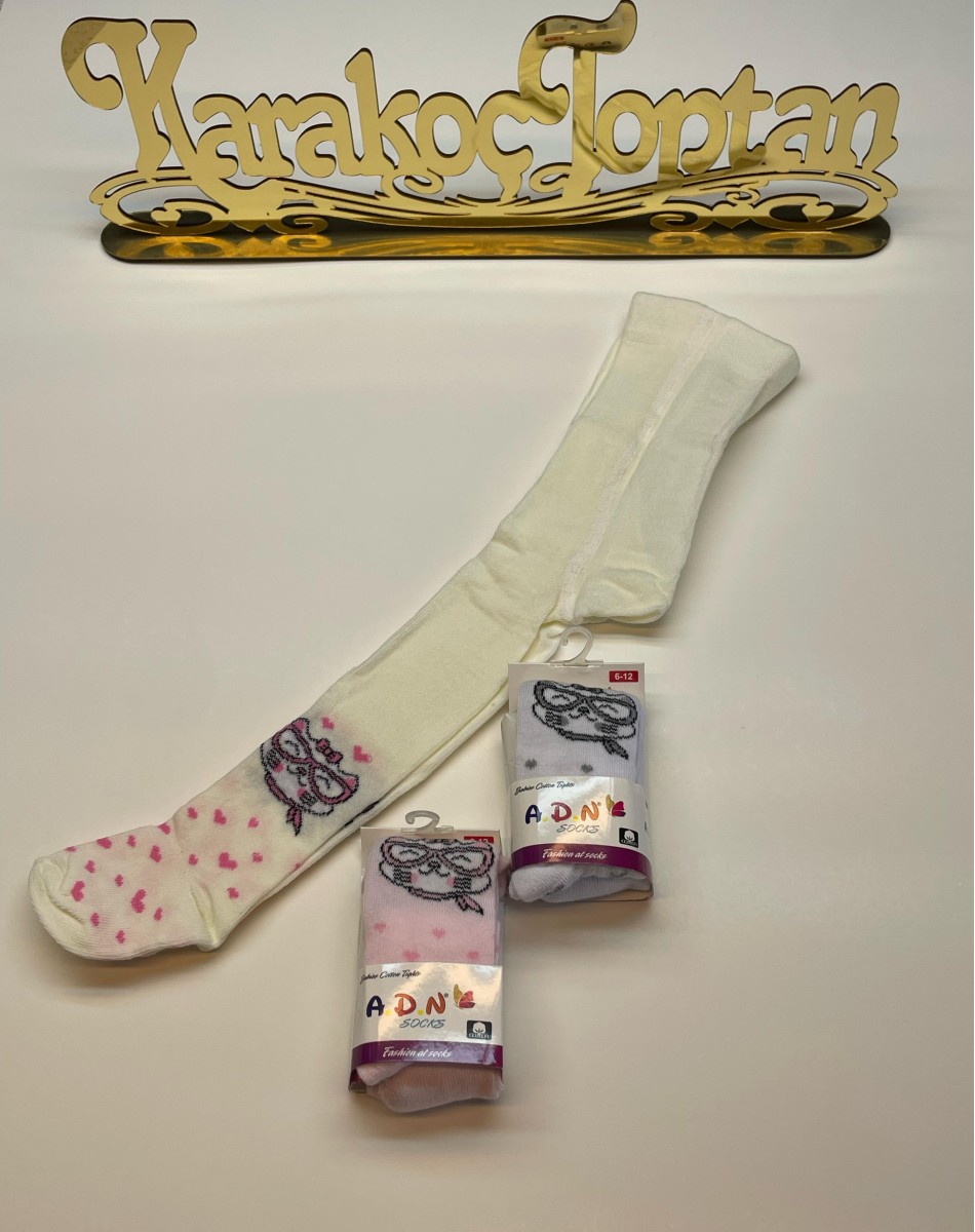 KIZ ÇOCUK DESENLİ KÜLOTLU ÇORAP(not:desenler karışktır)