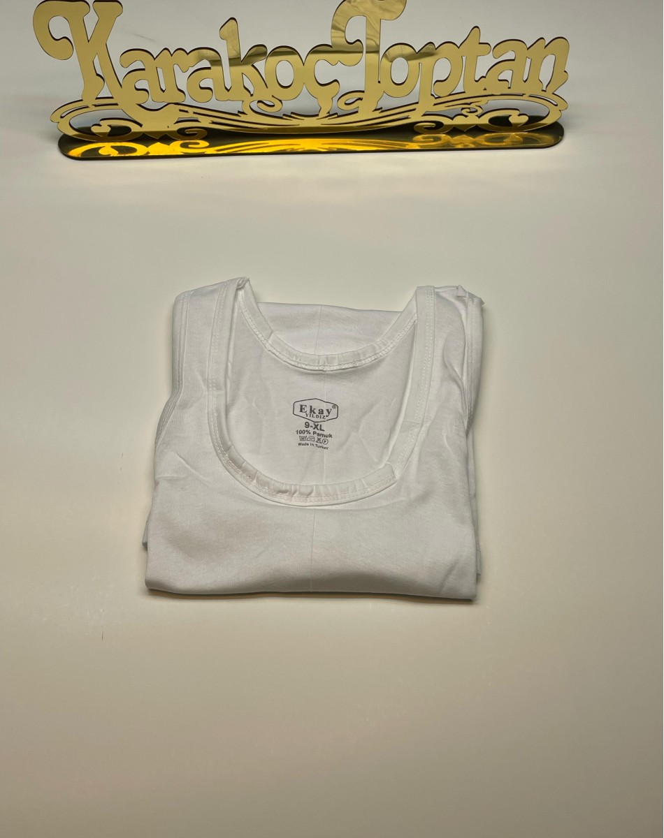 ERKEK BEYAZ ASKILI ATLET