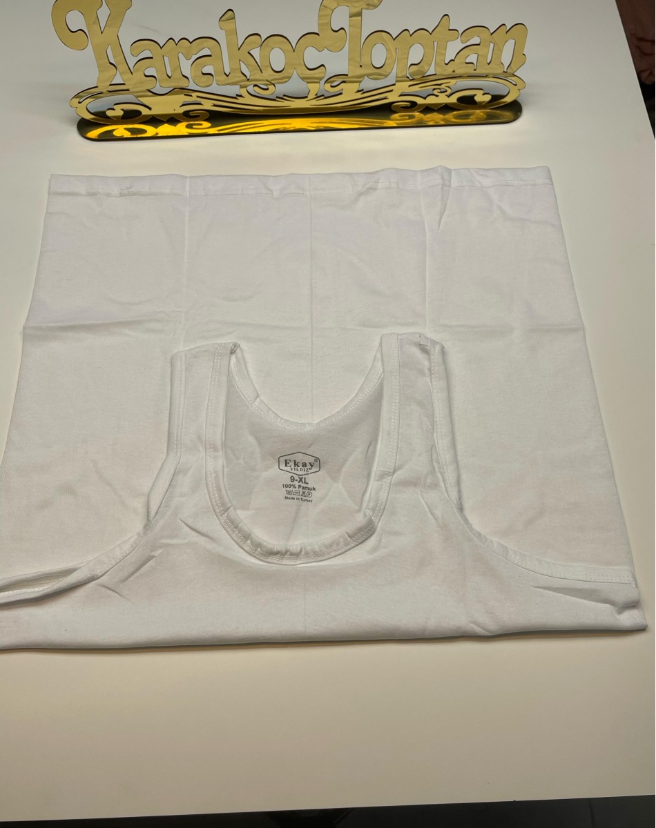 ERKEK BEYAZ ASKILI ATLET