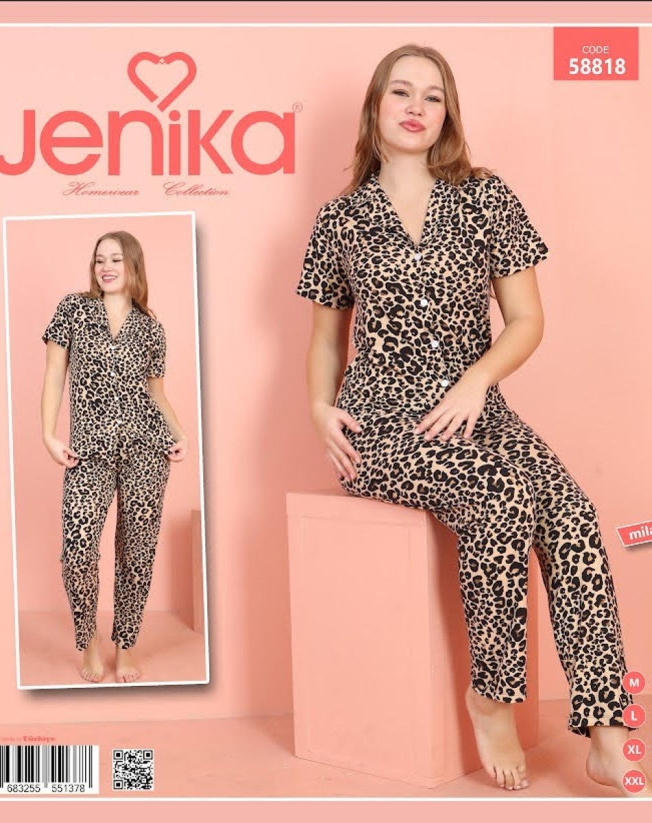 MİLAN DÜĞMELİ KADIN PİJAMA TAKIM