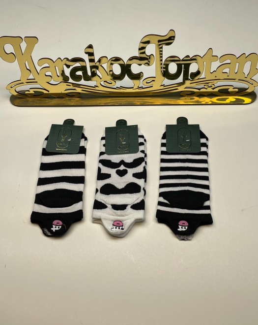 PARFÜMLÜ EMOJİLİ KADIN PATİK