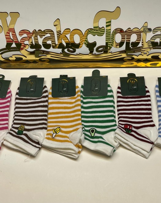 PARFÜMLÜ EMOJİLİ KADIN PATİK