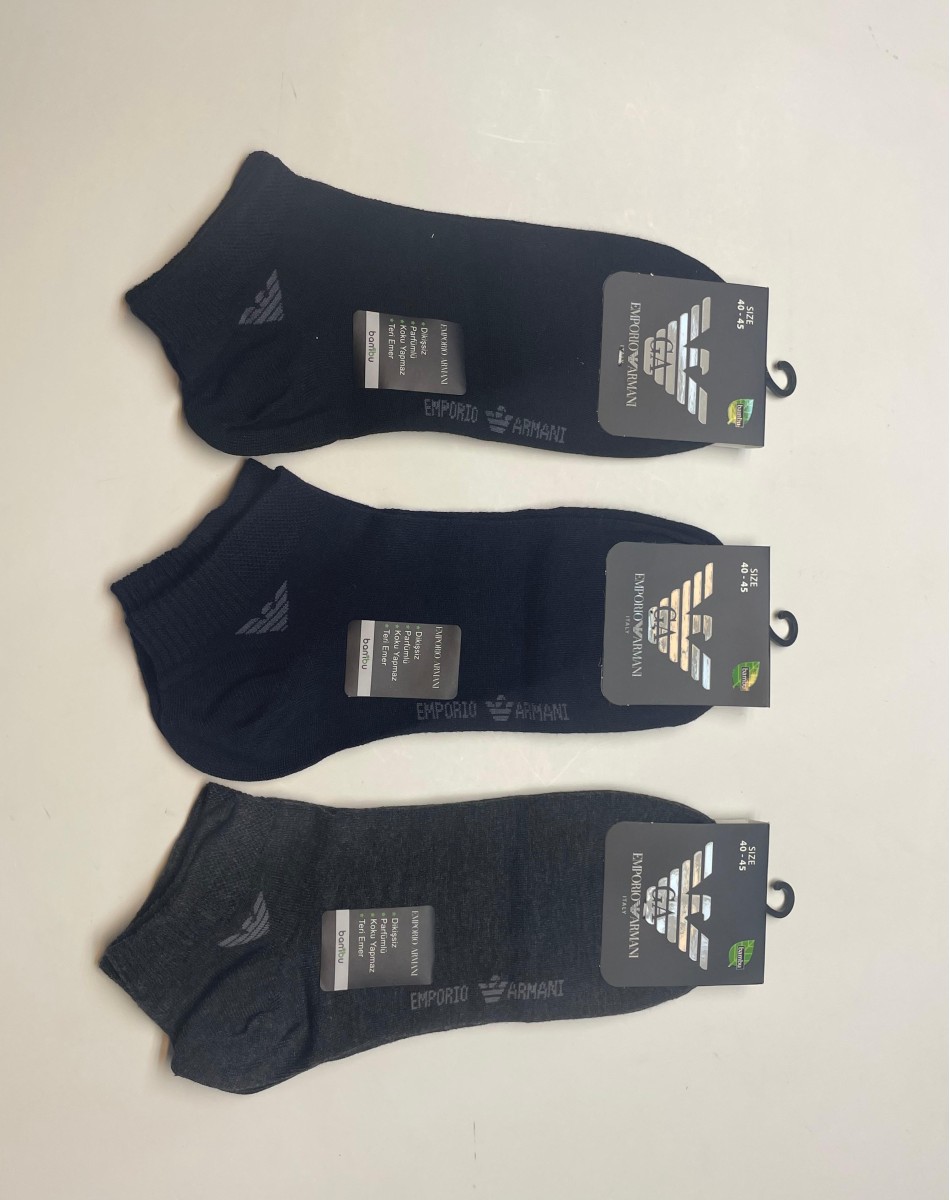 BAMBU DİKİŞSİZ KOKULU KUTULU EKONOMİK ERKEK PATİK