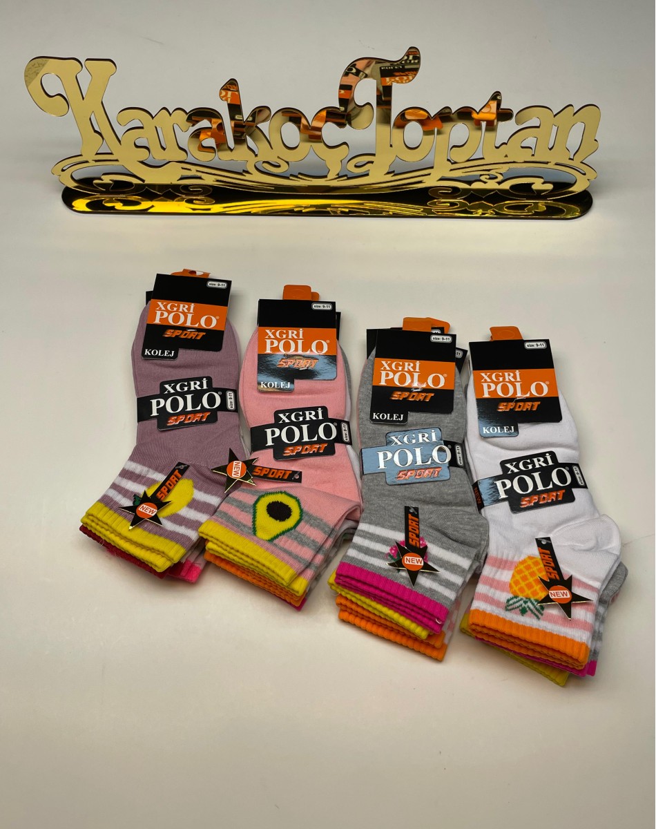 Ç-45 KIZ ÇOCUK PARFÜMLÜ KOLEJ ÇORAP