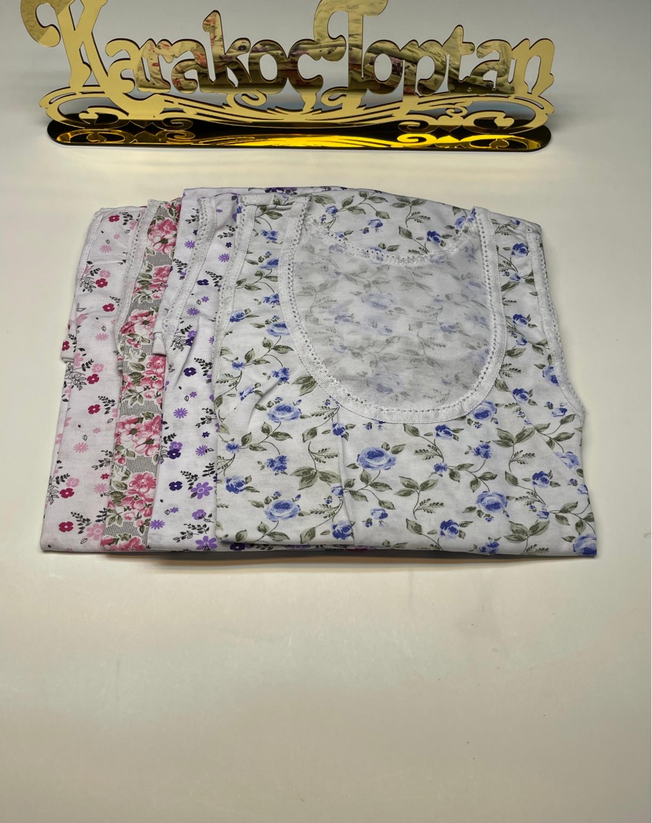 EMPİRME ZİNCİR YAKA KALIN ASKI KADIN ATLET