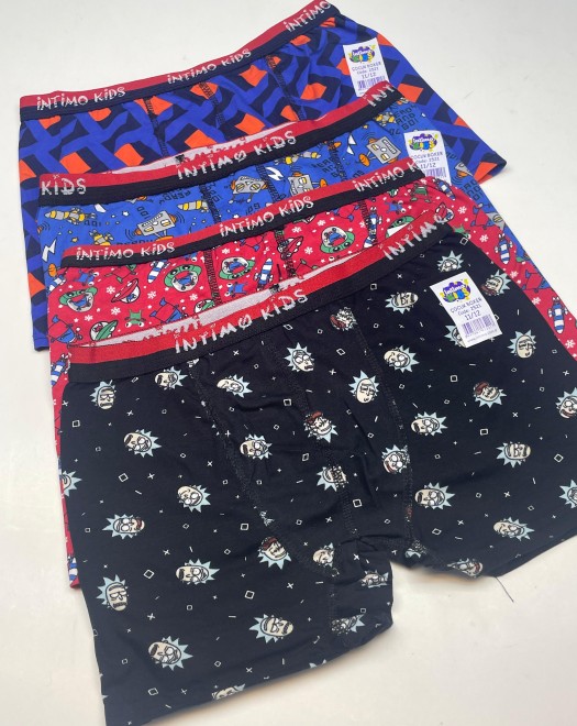 2521 PENYE BASKILI ERKEK ÇOCUK BOXER